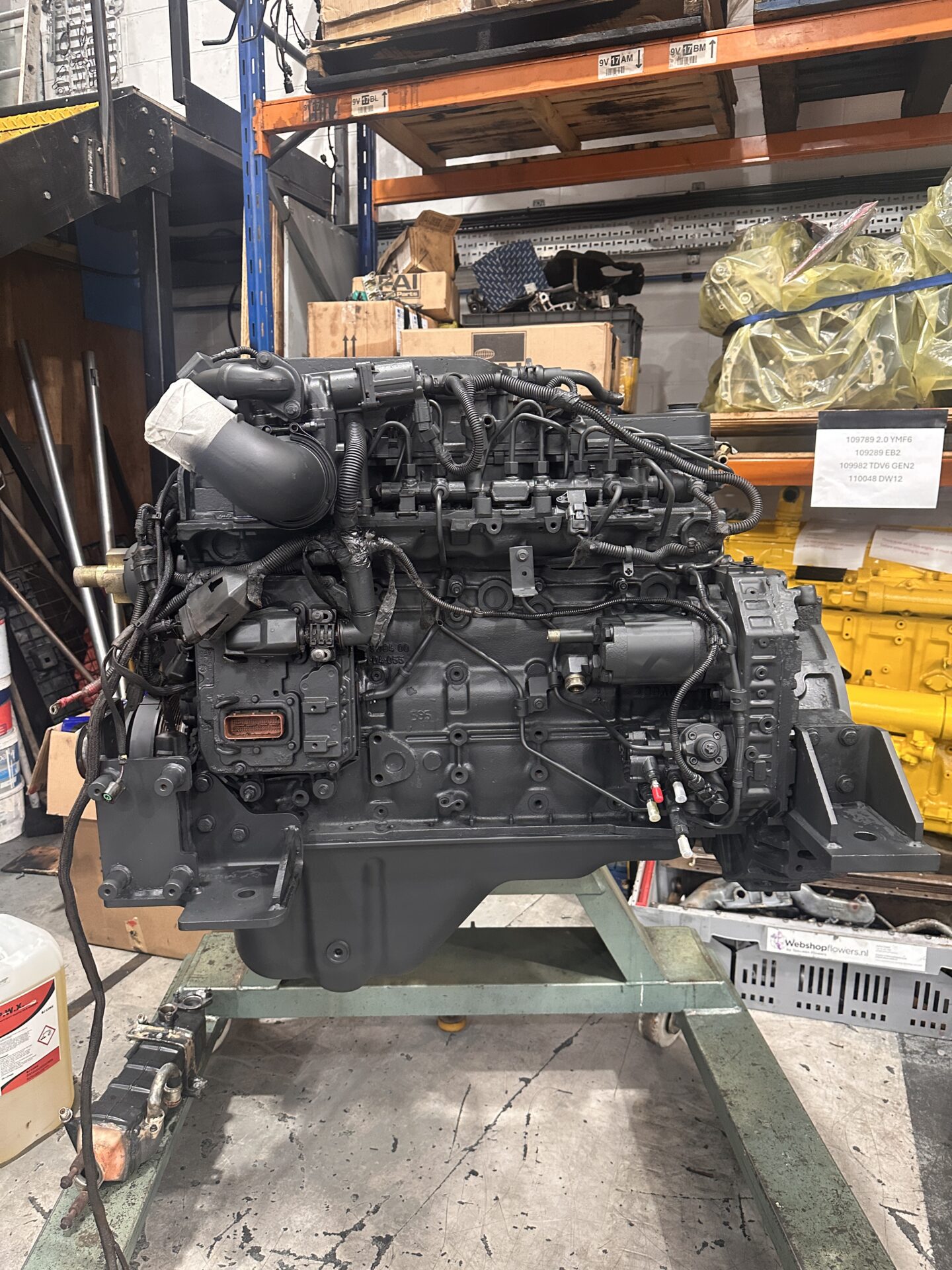 Reconditioned Cummins QSB6.7 engine at Cleasby Engine Services